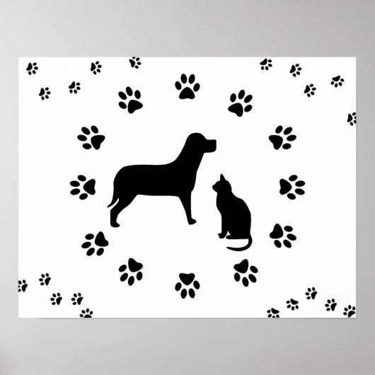 Poster du chien et du chat (Devant)