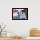 Poster du chiot Bulldog (Cuisine)