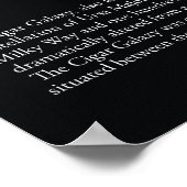 Poster du Cigar Galaxy (M82) (Coin)