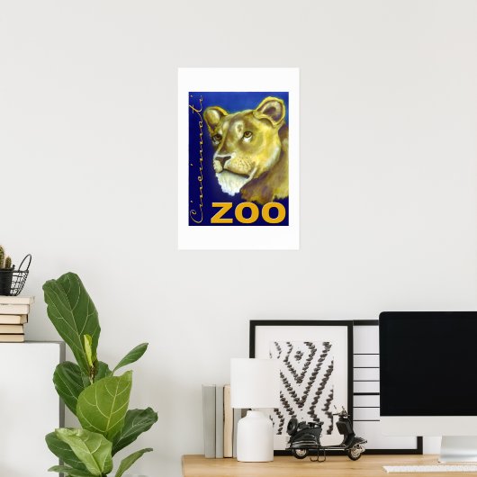 Poster du Cincinnati Zoo (Bureau à domicile)