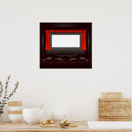 Poster du cinéma vide (Cuisine)