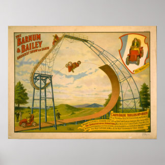 Poster Du Cirque Barnum Et Bailey 1905