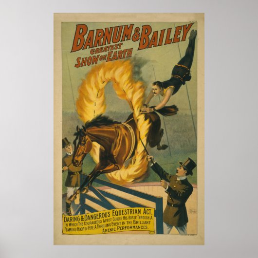 Poster du Cirque du Cheval flamboyant (Devant)