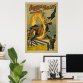 Poster du Cirque du Cheval flamboyant (Bureau à domicile)