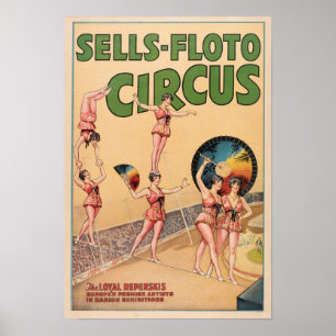 Poster du Cirque du Loyal Repenskis Tightrope