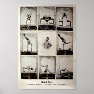 Poster du Cirque Vintage Abdul Ham