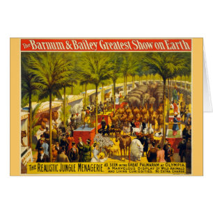 Poster du cirque vintage - Barnum & Bailey