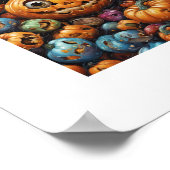 Poster du Citrouille d'Halloween Cute Candy (Coin)