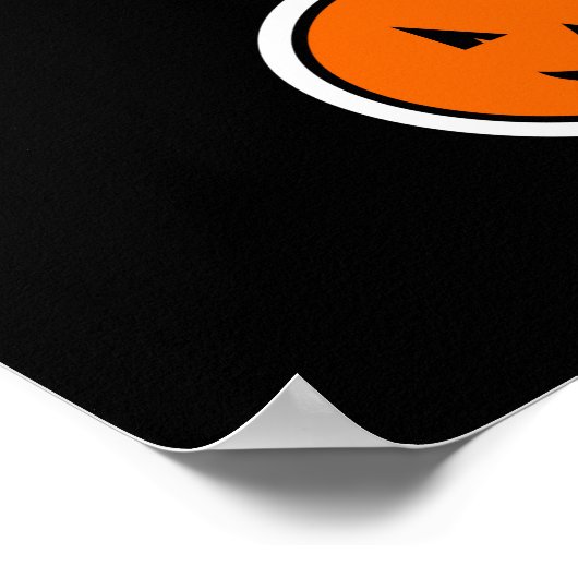 Poster du Citrouille Éffrayant de la chimie d'Hall (Coin)