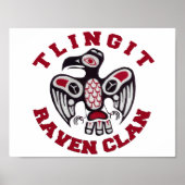 Poster du clan Tlingit Raven (Devant)