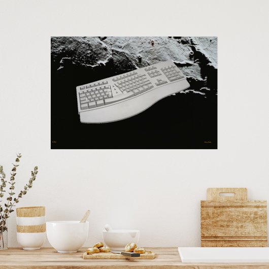 Poster du clavier dans l'espace (Cuisine)