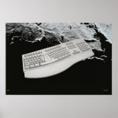 Poster du clavier dans l'espace (Devant)