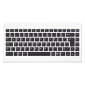 Poster du clavier de l'ordinateur (Devant)