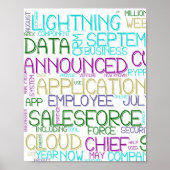 Poster du Cloud Word de Salesforce (Devant)