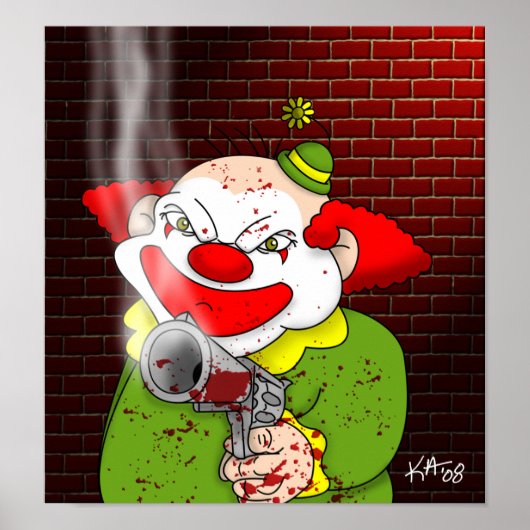 Poster du Clown tueur (Devant)
