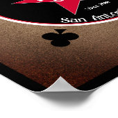 Poster du club de poker Cowboy (Coin)