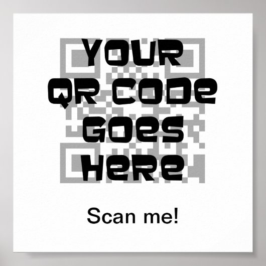 Poster du code QR (Devant)