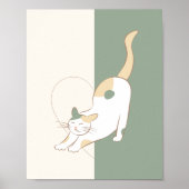 Poster du coeur de chat (Devant)