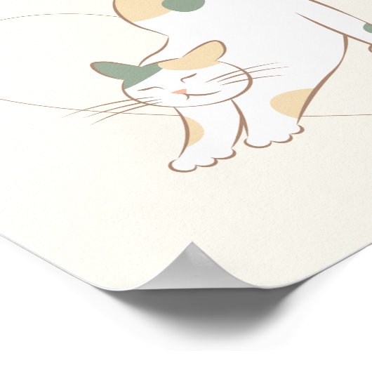 Poster du coeur de chat (Coin)