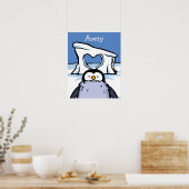 Poster du Coeur de poussin de pingouin (Cuisine)