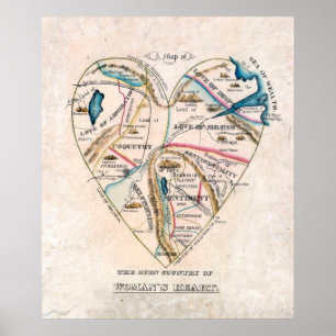 Poster du coeur d'une femme