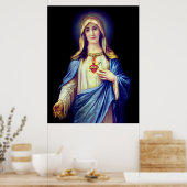 Poster du Coeur Immaculé de Marie (Cuisine)