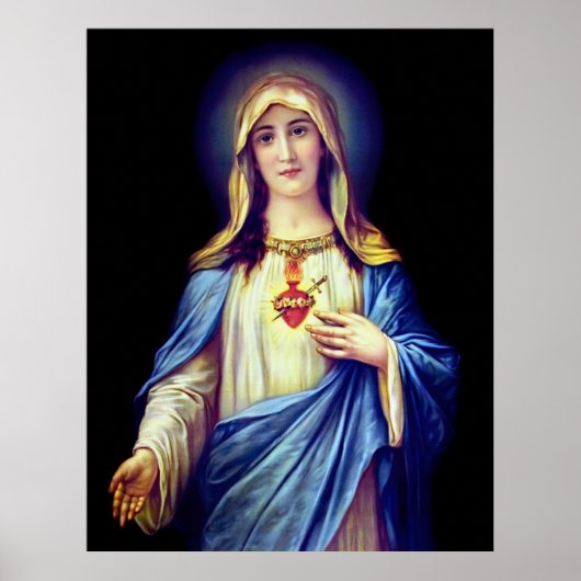 Poster du Coeur Immaculé de Marie (Devant)