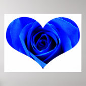 Poster du Coeur Rose bleu (Devant)