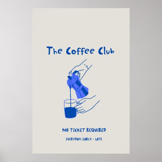Poster du Coffee Club (Devant)
