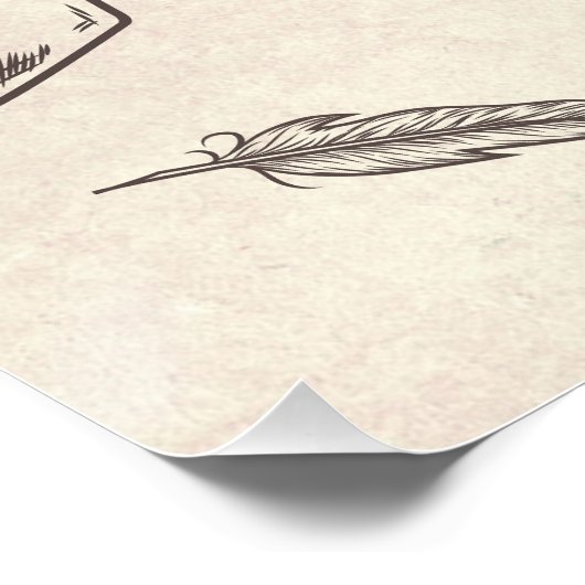 Poster du coin de lecture. Nom et texte modifiable (Coin)