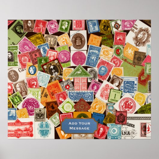 Poster du collectionneur de timbres (Devant)