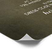 Poster du collège Prom Rustic Trees Woodland (Coin)