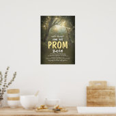 Poster du collège Prom Rustic Trees Woodland (Cuisine)
