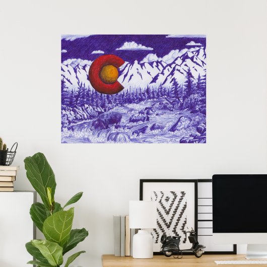 Poster du Colorado (Bureau à domicile)