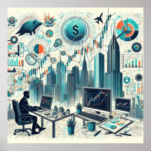 Poster du commerce stock (Devant)