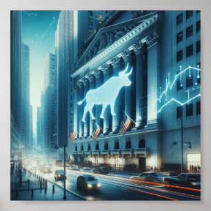 Poster du commerce stock