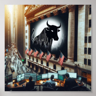 Poster du commerce stock