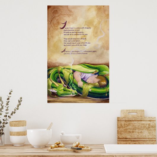 Poster du compagnon de bébé (Cuisine)