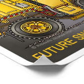 Poster du conducteur du camion-citerne à neige pou (Coin)