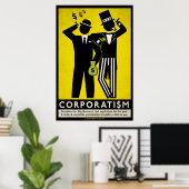 Poster du corporatisme (Bureau à domicile)