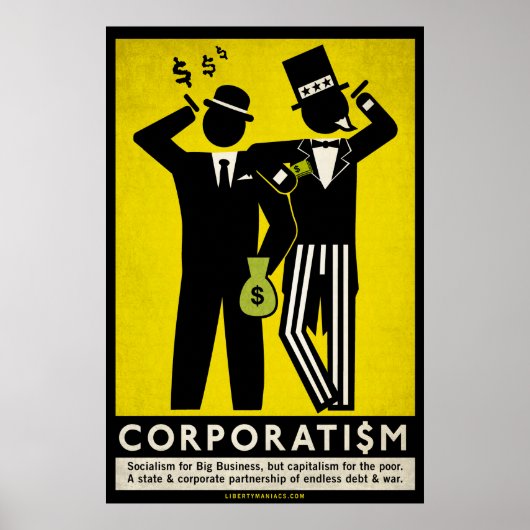 Poster du corporatisme (Devant)