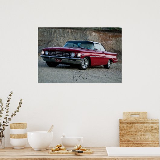 Poster du coucher de soleil 1960 (Cuisine)