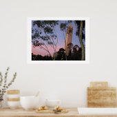 Poster du coucher de soleil Campanile, illuminé à  (Cuisine)