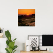 Poster du coucher de soleil de Californie (Bureau à domicile)