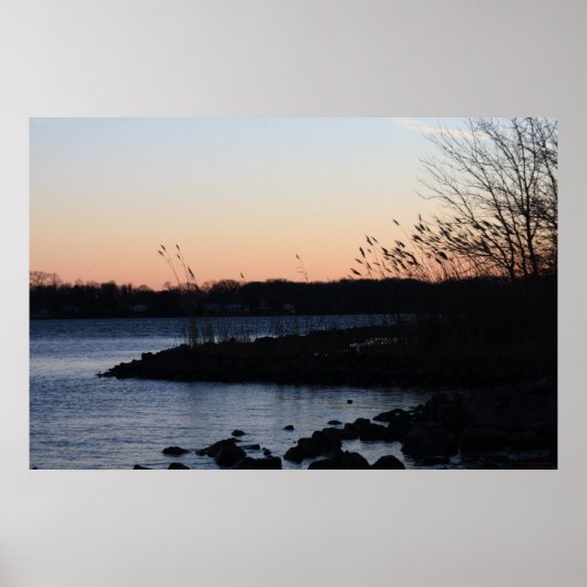 Poster du coucher de soleil de la baie 4015 (Devant)