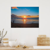 Poster du coucher de soleil de Maui (Cuisine)