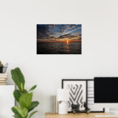 Poster du coucher de soleil de Penobscot Bay - 1 (Bureau à domicile)