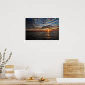 Poster du coucher de soleil de Penobscot Bay - 1 (Cuisine)
