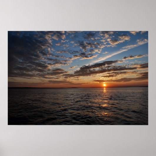 Poster du coucher de soleil de Penobscot Bay - 1 (Devant)