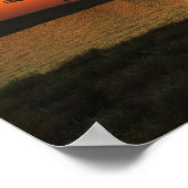 Poster du coucher de soleil de Savanna (Coin)